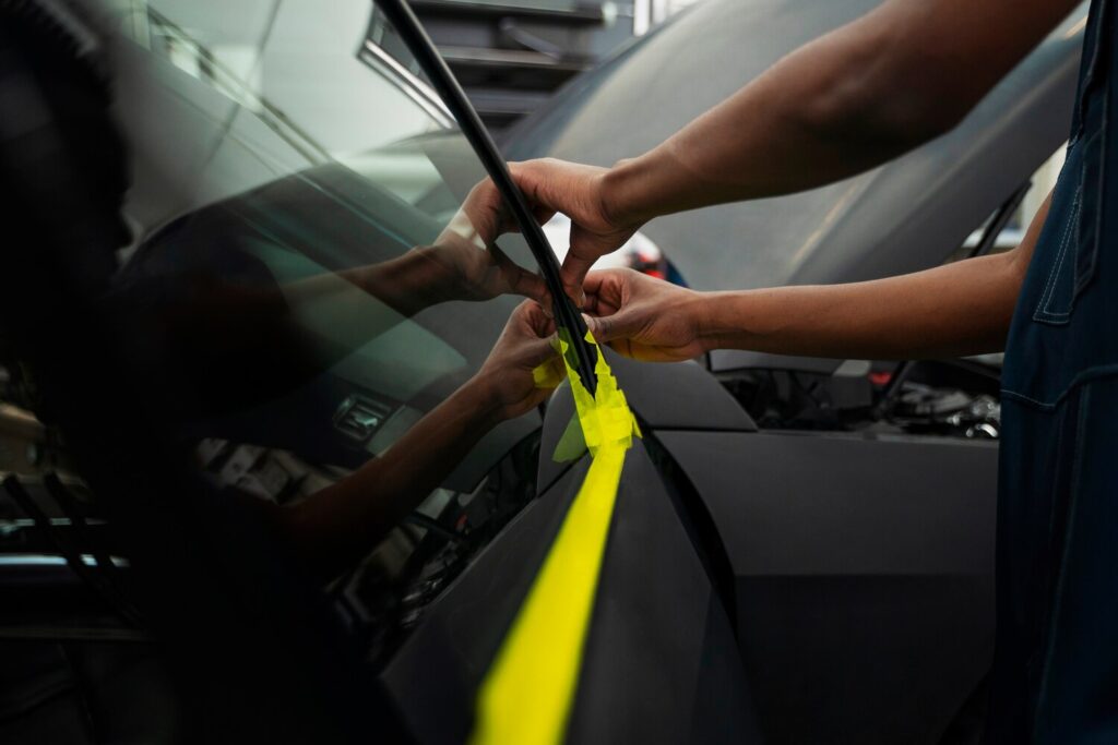 Auto service salon doign car wrapping 23 2149593834
